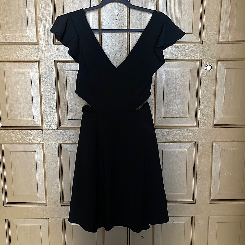 Black dress, Brand new, open back size small